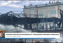 Kebakaran di Banjarmasin Barat Hanguskan 18 Ruang Kelas Muhammadiyah 1