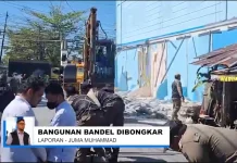 Satpol PP Banjarmasin Eksekusi Bangunan Melanggar PBG di Banjarmasin Timur