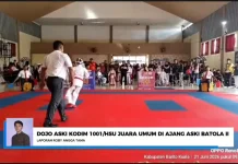 Dojo ASKI Kodim 1001/HSU-BLG Juara Umum Turnamen ASKI Batola II