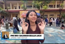 SPMB SMKN 4 Banjarmasin Berjalan Lancar, Pengumuman Disambut Antusias