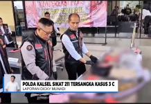 Polda Kalsel Ungkap 153 Kasus Kriminal, 211 Tersangka Diamankan