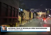 Antrean Truk Mengular di SPBU Banjarmasin, Pertamina Beri Penjelasan