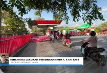 Pertamina Tutup sementara Jalur Pertalite SPBU Km 5 Banjarmasin
