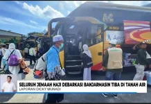 Pemulangan Jemaah Haji Debarkasi Banjarmasin 2026 Resmi Berakhir