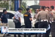 Polresta Banjarmasin Amankan Tersangka Tabrak Lari Petugas Kebersihan