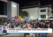 Argentina ke Final, Nobar RRI Banjarmasin Berlangsung Meriah