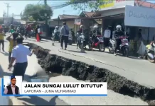 Jalan Veteran Ambles, Arus Lalu Lintas Dialihkan