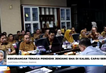 Kalsel Masih Kekurangan 1.140 Guru SMA, SMK, dan SLB