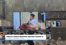 Tabligh Akbar, Menteri Agama RI Serukan Persatuan dan Kerukunan