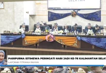 Rapat Paripurna Tandai Peringatan Hari Jadi ke-76 Kalsel