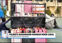 Polresta Banjarmasin Amankan 16 Ribu Bungkus Rokok Diduga Ilegal