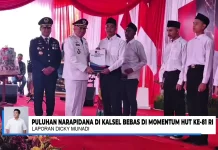 Remisi HUT ke-81 RI Bebaskan 51 Narapidana di Kalsel