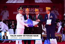 HUT ke-81 RI, Tali Asih Veteran Banjarmasin Naik