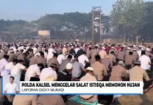 Polda Kalsel Gelar Salat Istisqa, Mohon Hujan Turun Atasi Kabut Asap