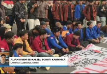 Aliansi BEM Kalsel Sampaikan Aspirasi di DPRD, Soroti Karhutla hingga Kabut Asap