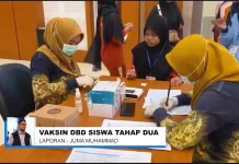 Uji Coba Vaksin DBD di Banjarmasin Sasar 7.500 Siswa