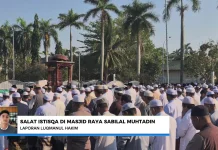 Hadapi Karhutla, Ribuan Jemaah Salat Istisqa di Banjarmasin