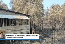 Karhutla Pengayuan Banjarbaru Ancam Permukiman Warga