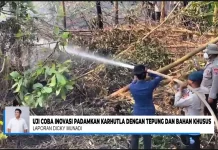 Polda Kalsel Uji Metode Baru Padamkan Kebakaran Hutan dan Lahan