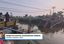 Jembatan Mantuil Ambruk, Pemko Siapkan Jembatan Darurat