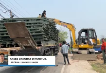 Akses Mantuil Terputus, Jembatan Modular Segera Rampung