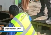 Intrusi Air Laut, Air PAM Banjarmasin Terasa Payau hingga Asin