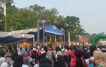 Ribuan Warga Meriahkan HUT Bhayangkara Ke-80 di Lebak