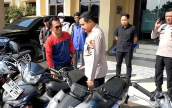 Polres Pandeglang Kembalikan Belasan Motor Curian