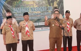Sebanyak 32 Pramuka Lebak Ikuti Jambore Nasional XII