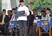 Wamendikdasmen Pimpin Upacara Hari Lahir Pancasila Lebak