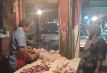Harga Daging Ayam di Pandeglang Kembali Melonjak