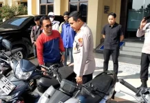 Polres Pandeglang Kembalikan Belasan Motor Curian