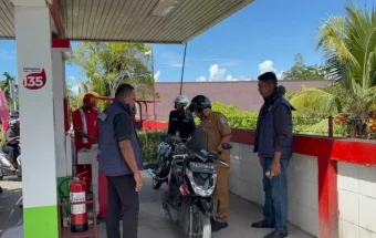 Polres Biak Numfor Tertibkan Penyalahgunaan BBM Subsidi dan Antrean Panjang SPBU