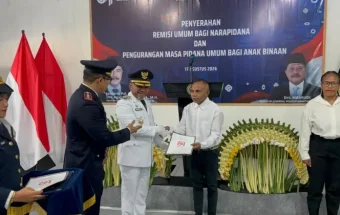 HUT RI ke-81, 63 Warga Binaan Lapas Biak Terima Remisi