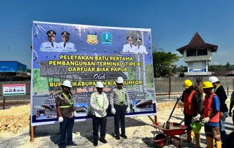 Terminal Tipe B Darfuar Biak Numfor Menjadi Pilot Project di Papua