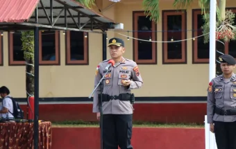 Polres Biak Numfor Laksanakan Apel Gelar Pasukan dalam Rangka Karhutla