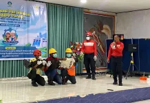Simulasi Tanggap Darurat K3, PLN UP3 Biak