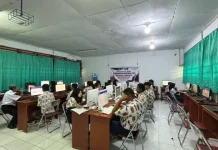 Sebanyak 162 Siswa Kelas IX SMPN 1 Biak Kota Ikuti TKA Selama Dua Hari