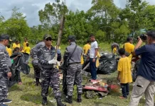 Aksi Bersih Lingkungan Warnai HUT Wing Udara 3 Puspenerbal, di Biak Numfor