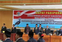 DPRK Biak Numfor Gelar Paripurna Penyampaian LKPJ 2025