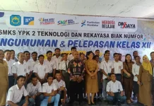 Siswa Kelas XII SMKS YPK 2 Biak Numfor Tahun Ajaran 2025/2026, Lulus 100 Persen