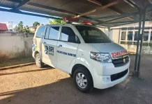 BRI Peduli Serahkan 1 Unit Ambulans ke Polres Biak Numfor