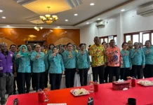 Ketua TP PKK Provinsi Papua, Gelar Tatap Muka, di Kabupaten Supiori