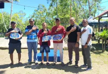 Wing Udara 3 Aktifkan Kembali Kolam Pancing Rajawali Laut Tangguh Samau Biak