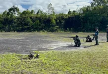 Lanudal Biak Gelar Uji Kemampuan Dasar Militer dalam Bulan Profesi