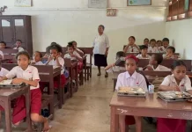 Program Prioritas Nasional MBG di SD YPK 2A Biak Bantu Kurangi Uang Jajan Siswa