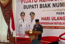 Bupati Biak Numfor Tegaskan Komitmen Dukung Asta Cita di Pidato Kenegaraan