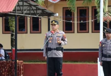 Polres Biak Numfor Laksanakan Apel Gelar Pasukan dalam Rangka Karhutla