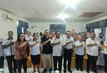 DP3AKB Biak Numfor Melaksanakan Pembinaan Gerakan Orang Tua Asuh Cegah Stunting