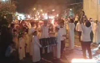 Pawai Obor Kemeriahan Tahun Baru Hijriah 1448 di Puncak Bogor